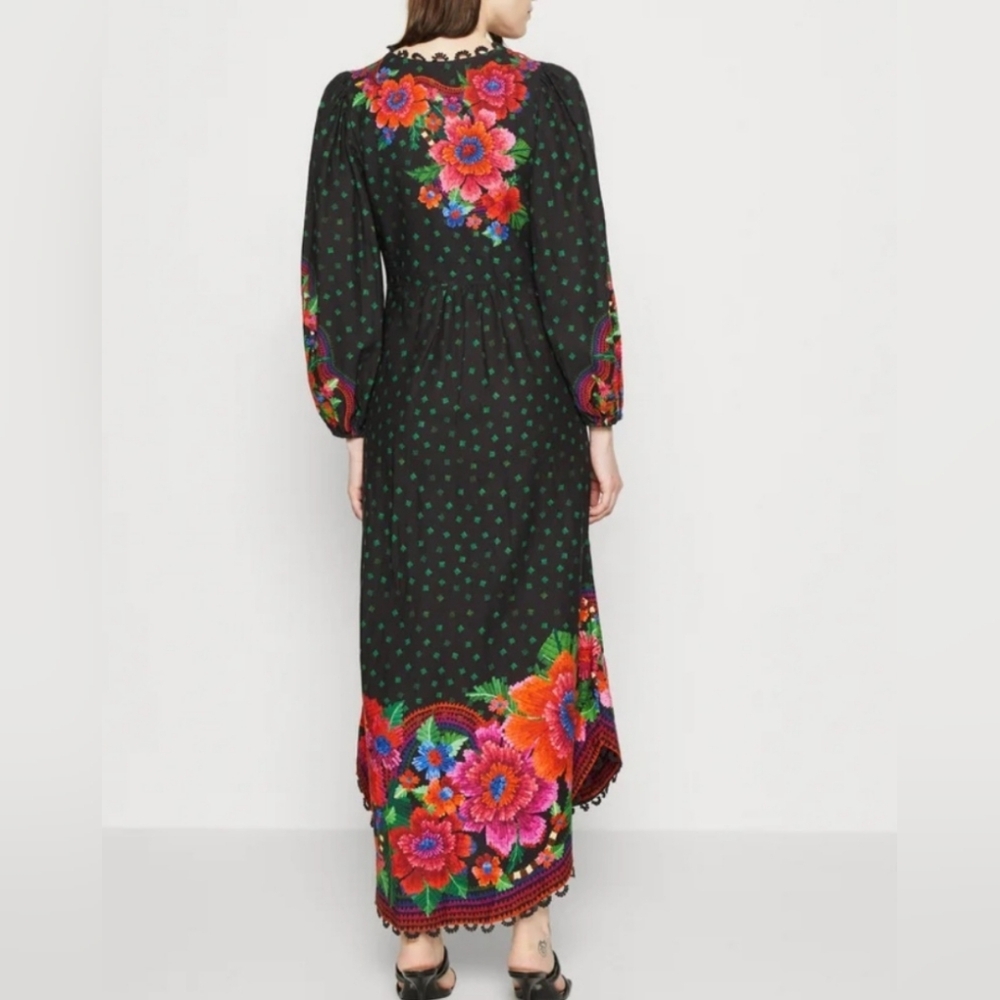 Farm Rio Black blooming garden dress - Picture 2 of 13